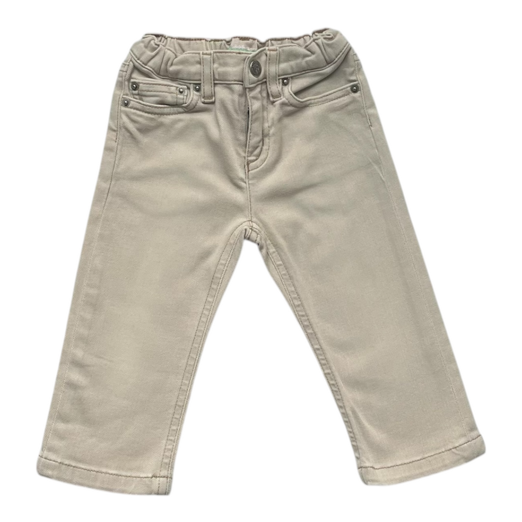 12M - Jean beige Bonpoint