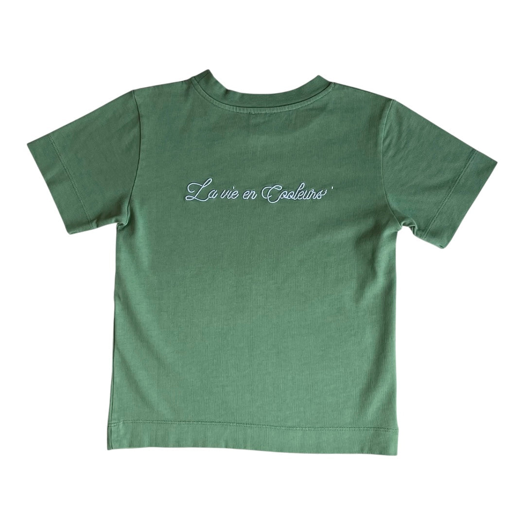 T-shirt N°2 🌿Vert🌿 "La vie en cooleurs" 🆒 Gamme de Cooleurs