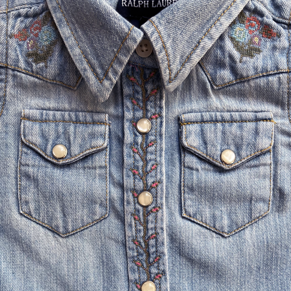 12M - Chemise broderies 💐