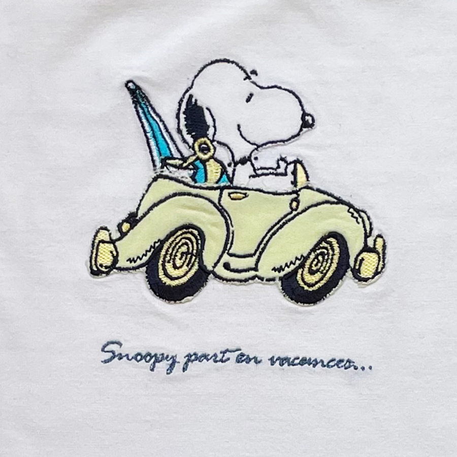 3M - T-shirt Snoopy part en vacances