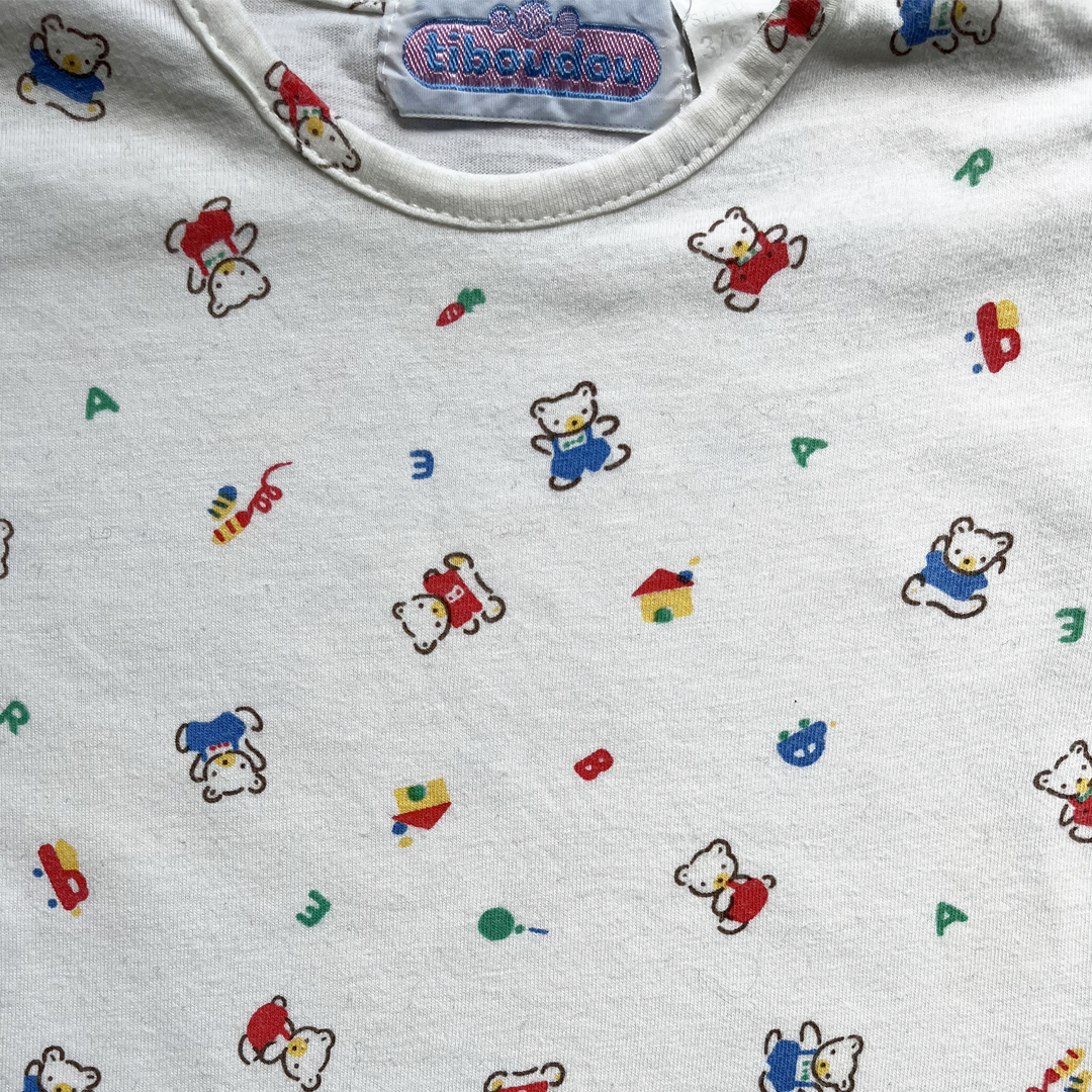 3-6M - Tshirt ourson 🐻🏡 et  🔠