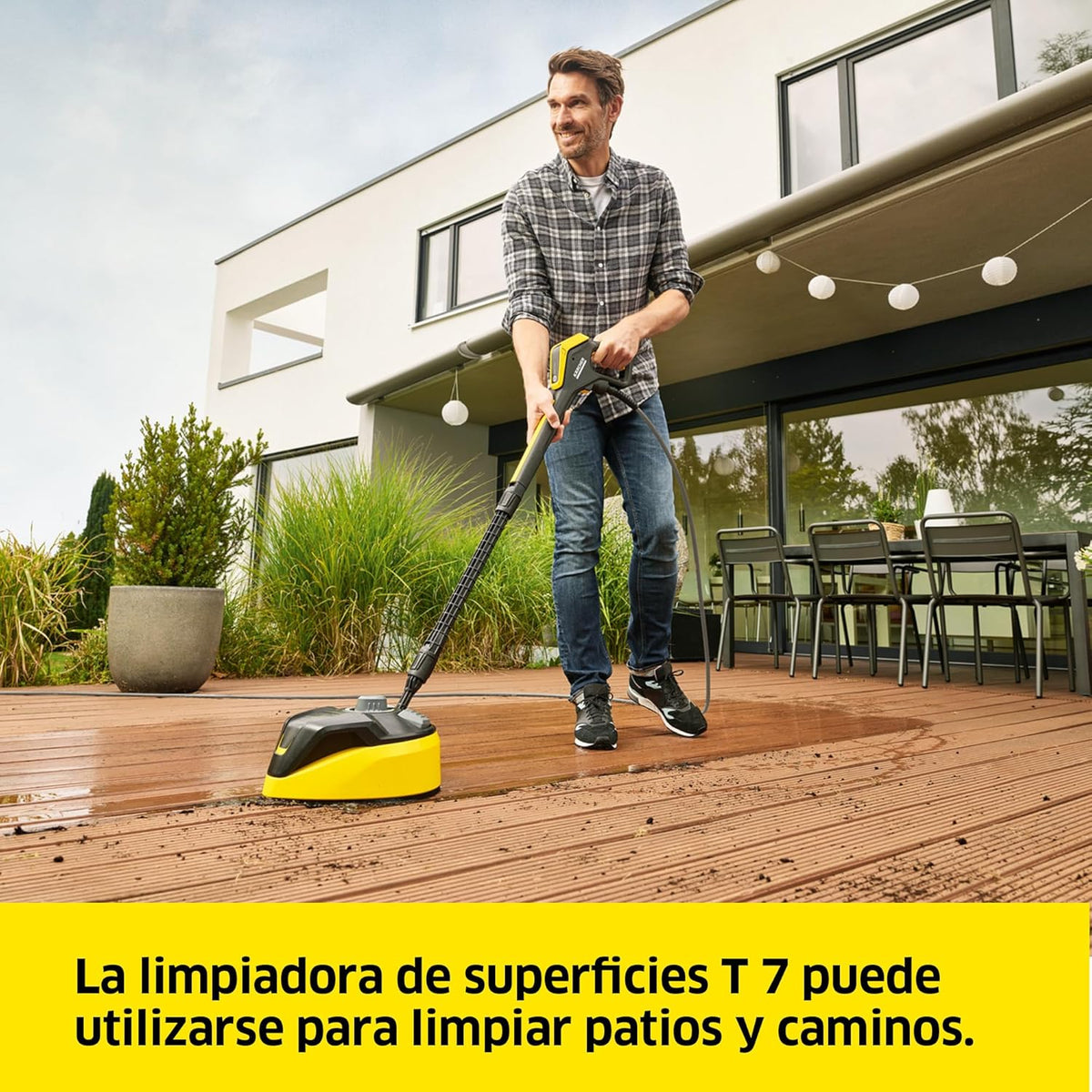 Kärcher K 7 Premium Smart Control Flex Home Pressure Washer, Pressure: 180 Bar, Flow Rate: 600 l/h, Performance: 60 m²/h, Water Filter, Weight: 18 kg, Flex Hose, Multi Jet Lance