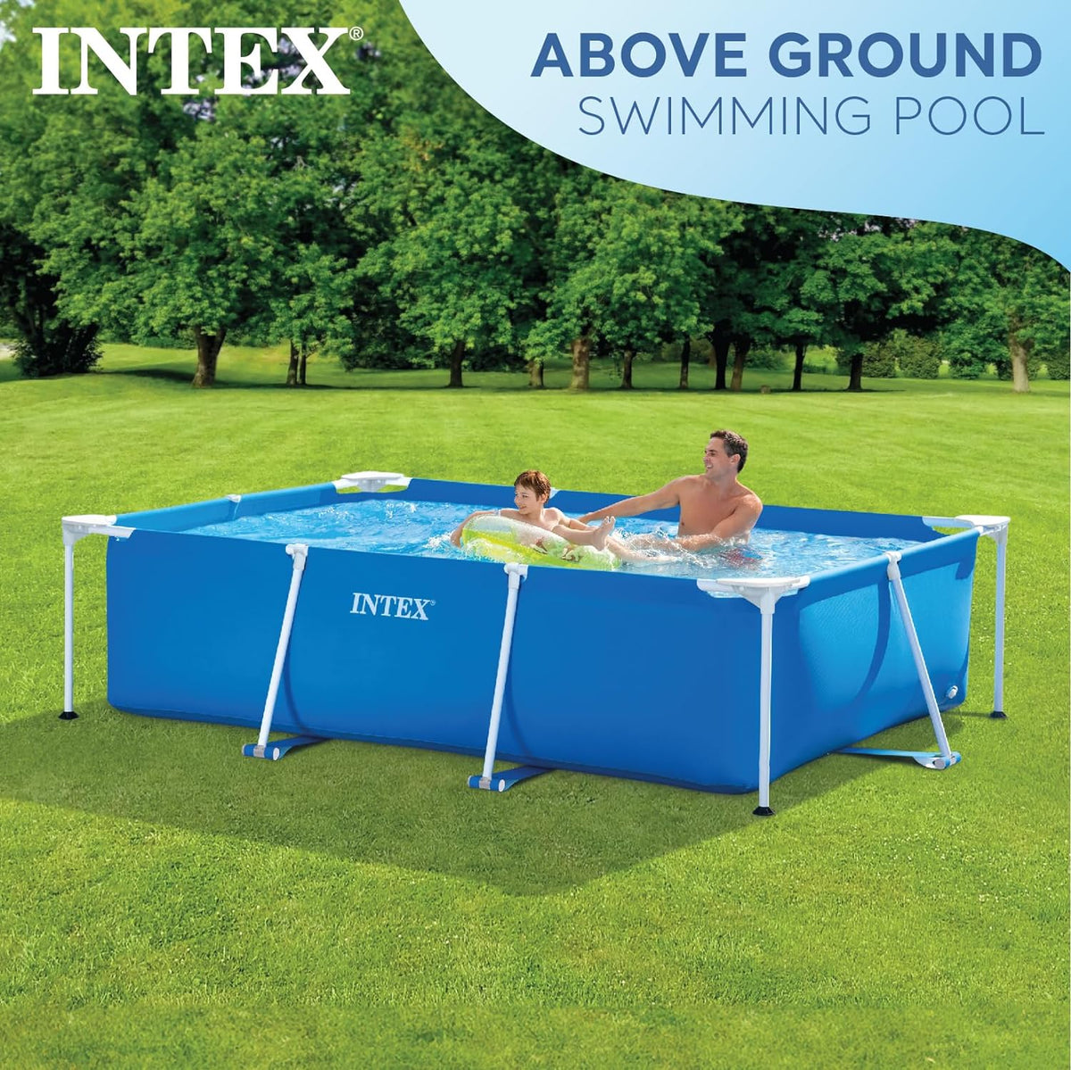 Intex 28271NP – Piscina Desmontable Small Frame 260 x 160 x 65 cm, 2.282 Litros, Azul