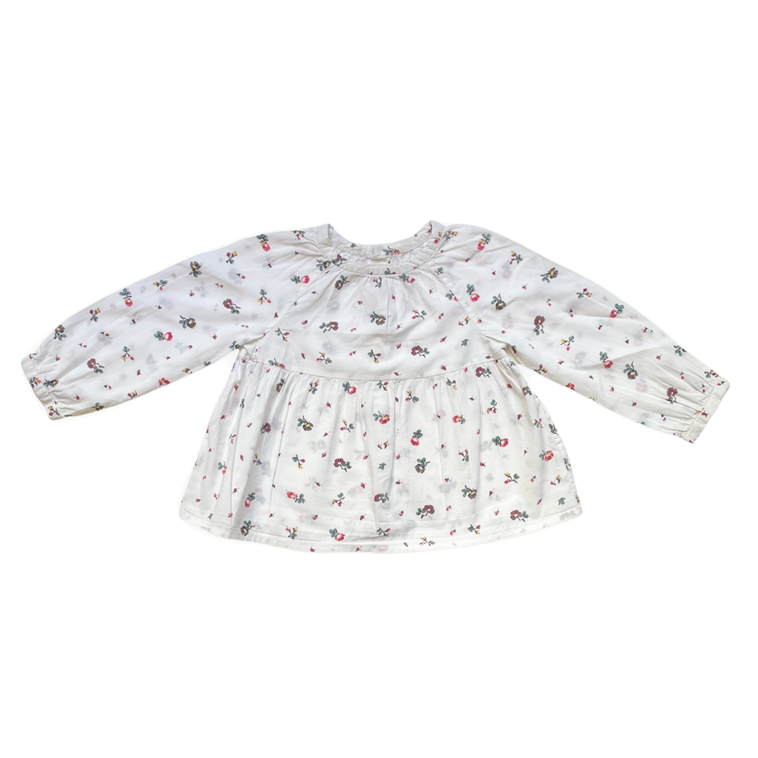 18M - Blouse fleurie