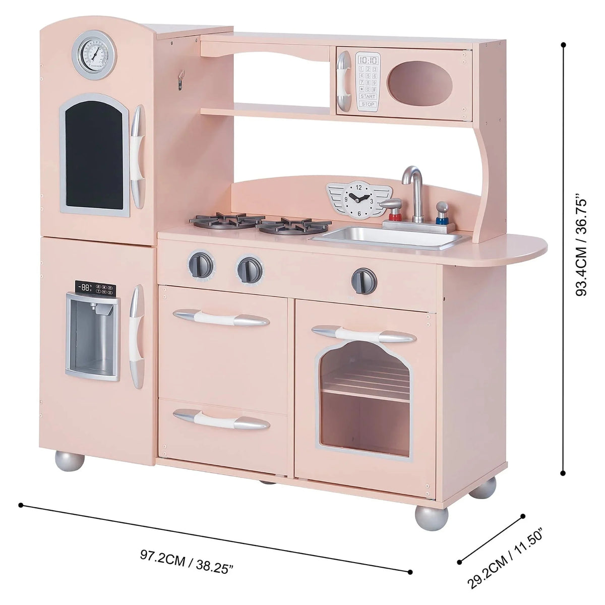 Cocinita de Juguete de Madera Retro Little Chef Westchester, Rosa