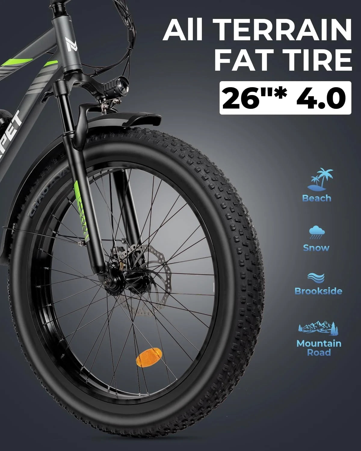 Mukkpet Suburban 750W Electric Bike for Adults