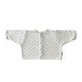 3M - Cardigan blanc à pois bleu marine