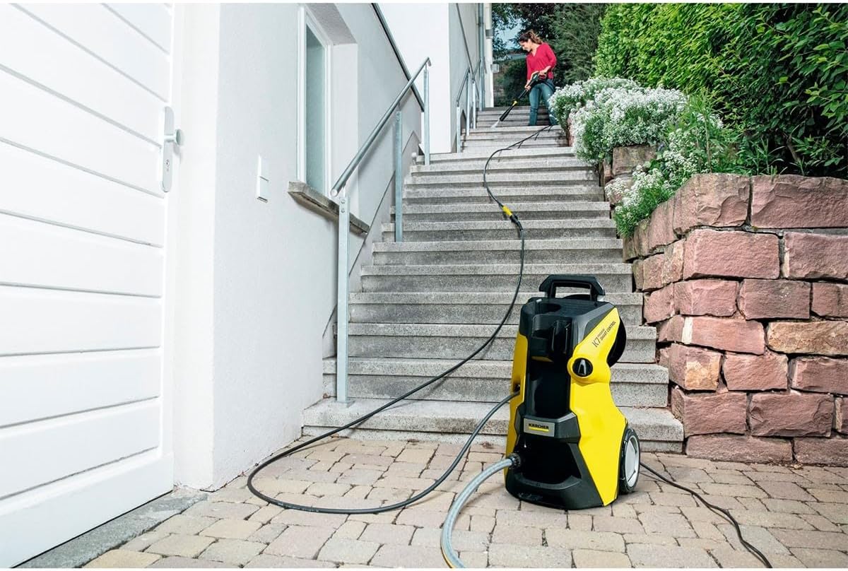 Kärcher K 7 Premium Smart Control Flex Home Pressure Washer, Pressure: 180 Bar, Flow Rate: 600 l/h, Performance: 60 m²/h, Water Filter, Weight: 18 kg, Flex Hose, Multi Jet Lance