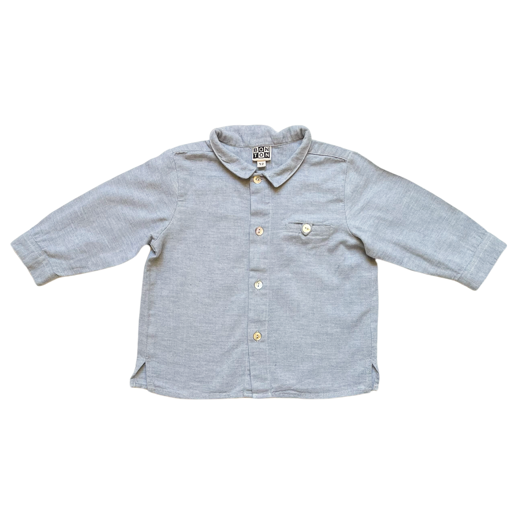 12M - Chemise pilou tout doux ⚪️