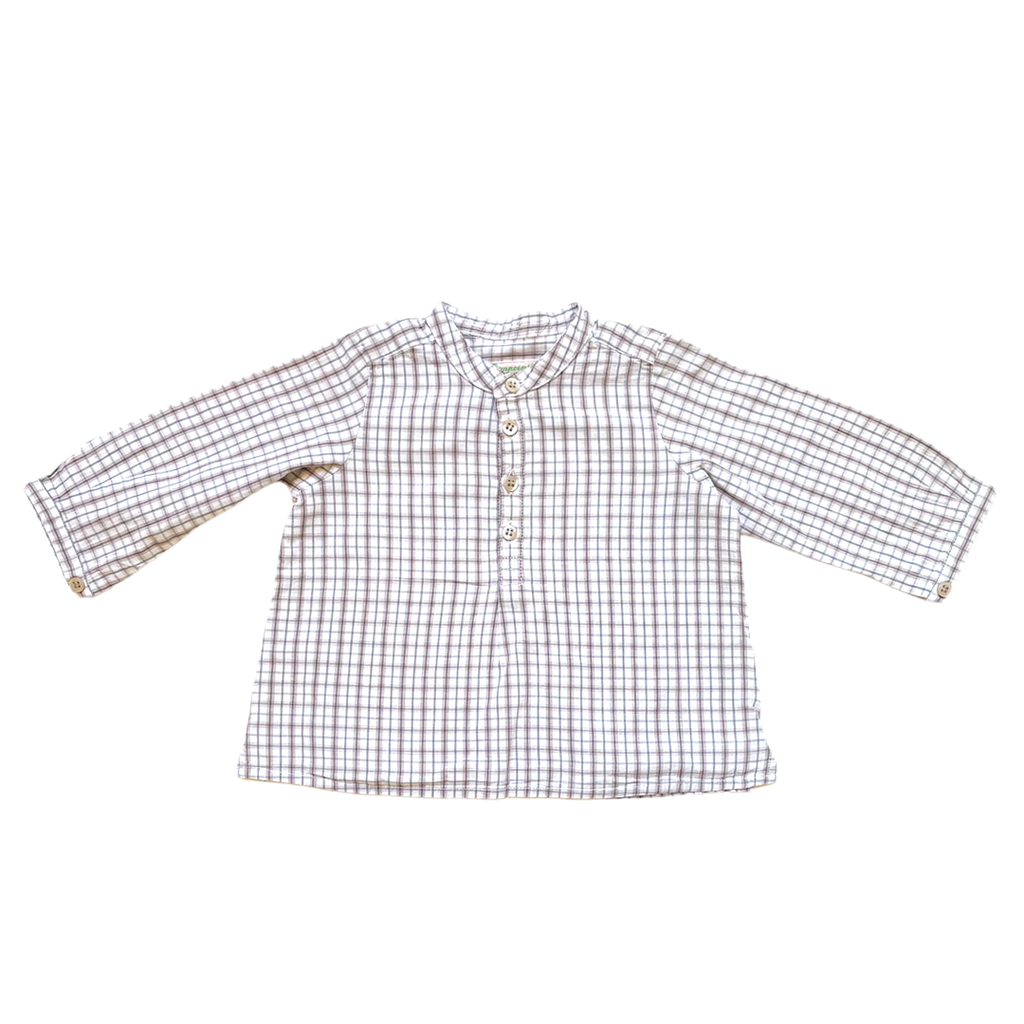 6M - Blouse à carreaux