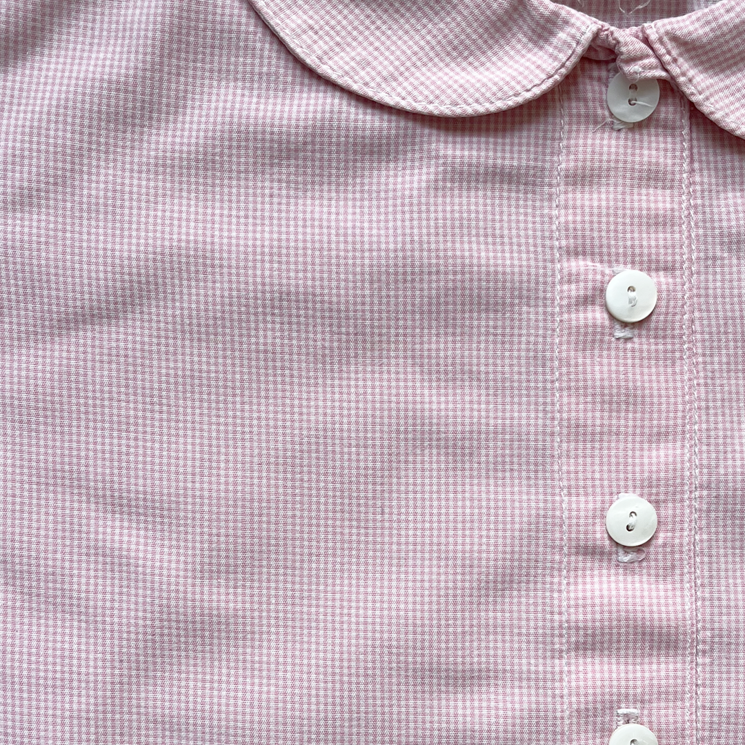 12M - Chemise mini rose 🌷 Marque vintage
