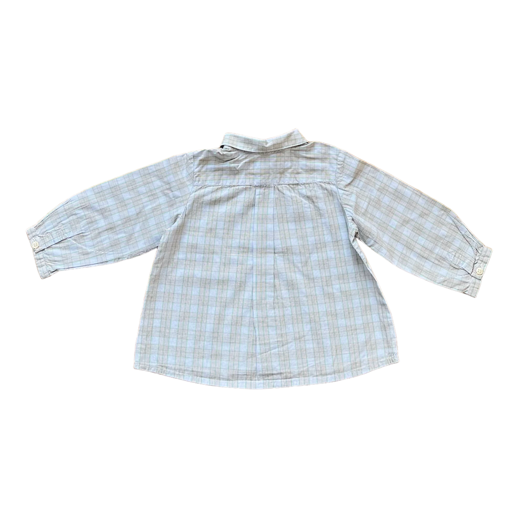 12M - Chemise à carreaux clairs