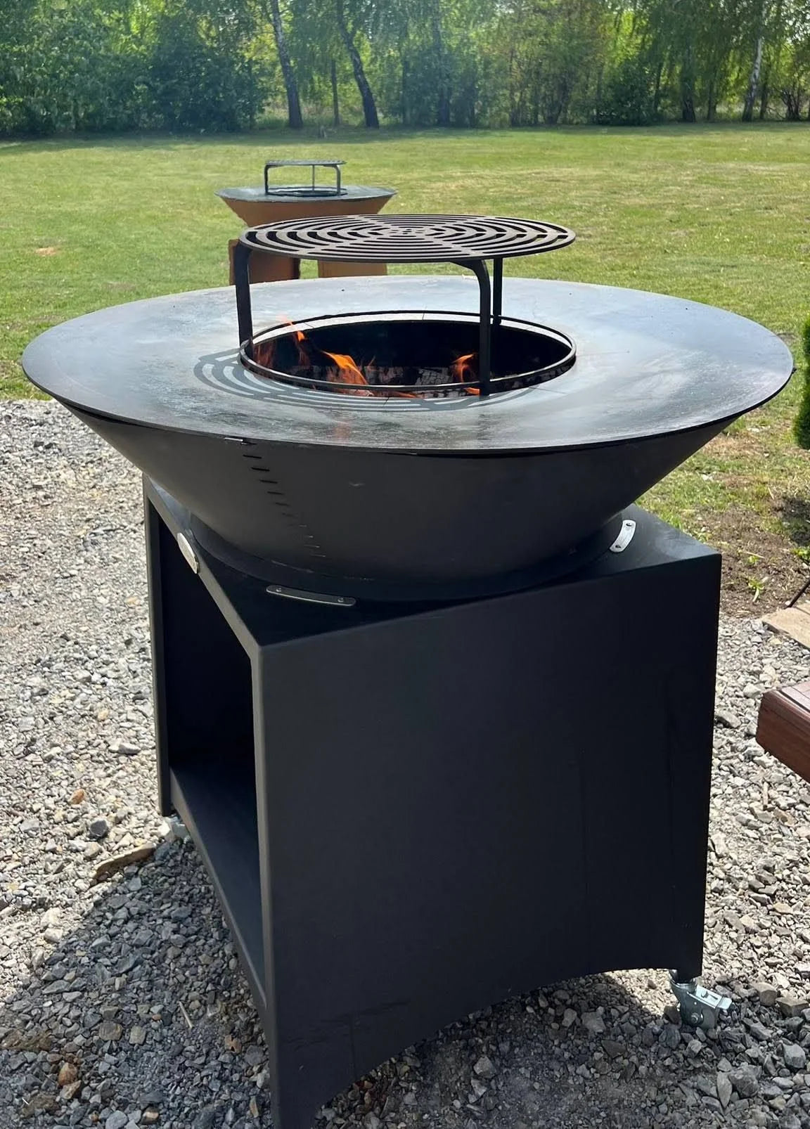 azura home design Barbecue Fiesta gris 75 cm