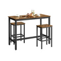 Mesa de Barra con 2 Taburetes