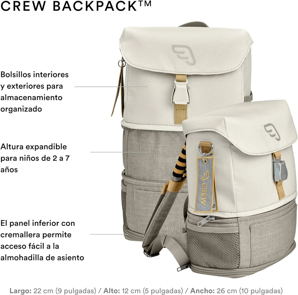 JetKids by Stokke Travel Bundle – Incluye maleta infantil para montar con cama de vuelo + mochila Crew – Ideal para edades de 3 a 7 años