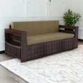 RelaxiMax 3 Seater Sofa Cum Bed Sheesham Wood