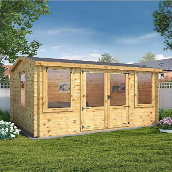 【Home&Garden】【BS】Mercia 4M x 3m Grizedale Log Cabin -- 19mm