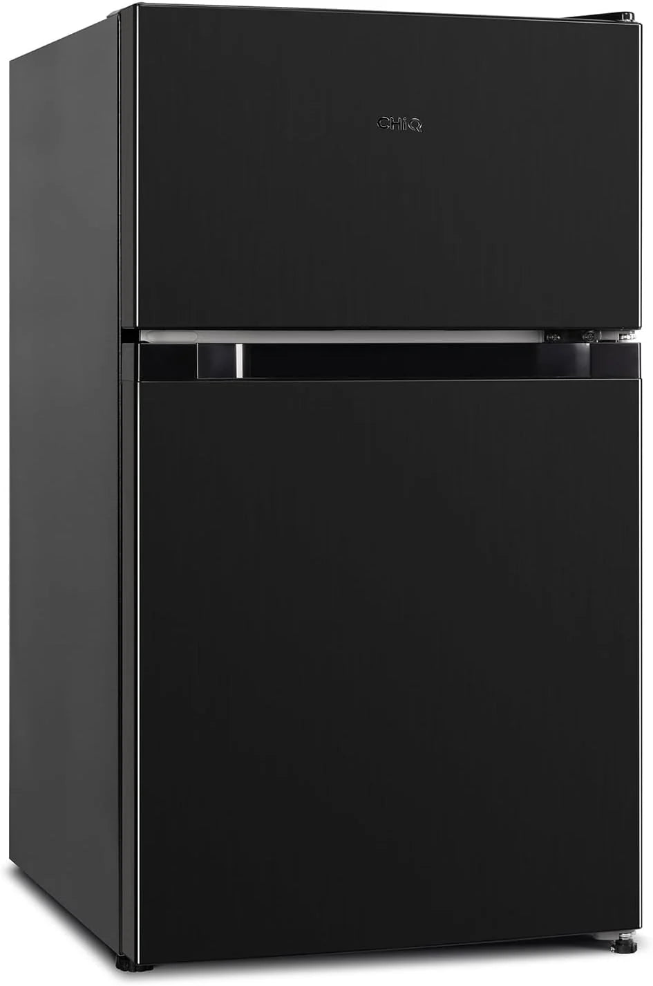CHIQ Réfrigérateur congélateur en haut Réfrigérateur congélateur - 86 L (61/25L) - Portes réversibles, Congélateur 4 étoiles, Machine à glaçons, Garantie compresseur 12 ans, Classe E
