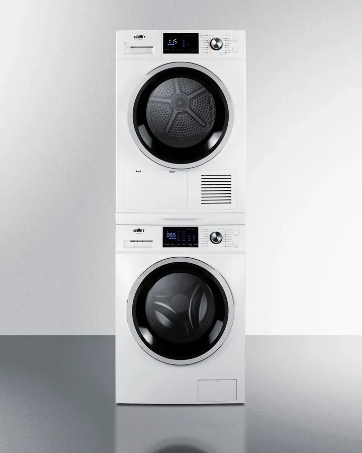 Summit 24" Washer/Heat Pump Dryer Combination 15 Dry Settings