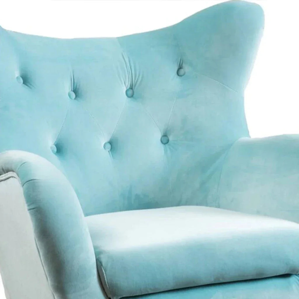 Nismaaya Adoete Lounge Chair Sky Blue Color