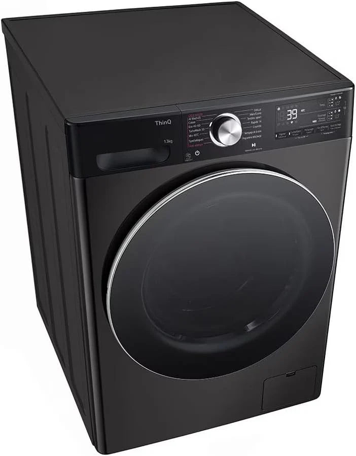 LAVE-LINGE LG F34R92BSTA ouverture hublot 13 kg 1400 trs/min profondeur 61.50 cm