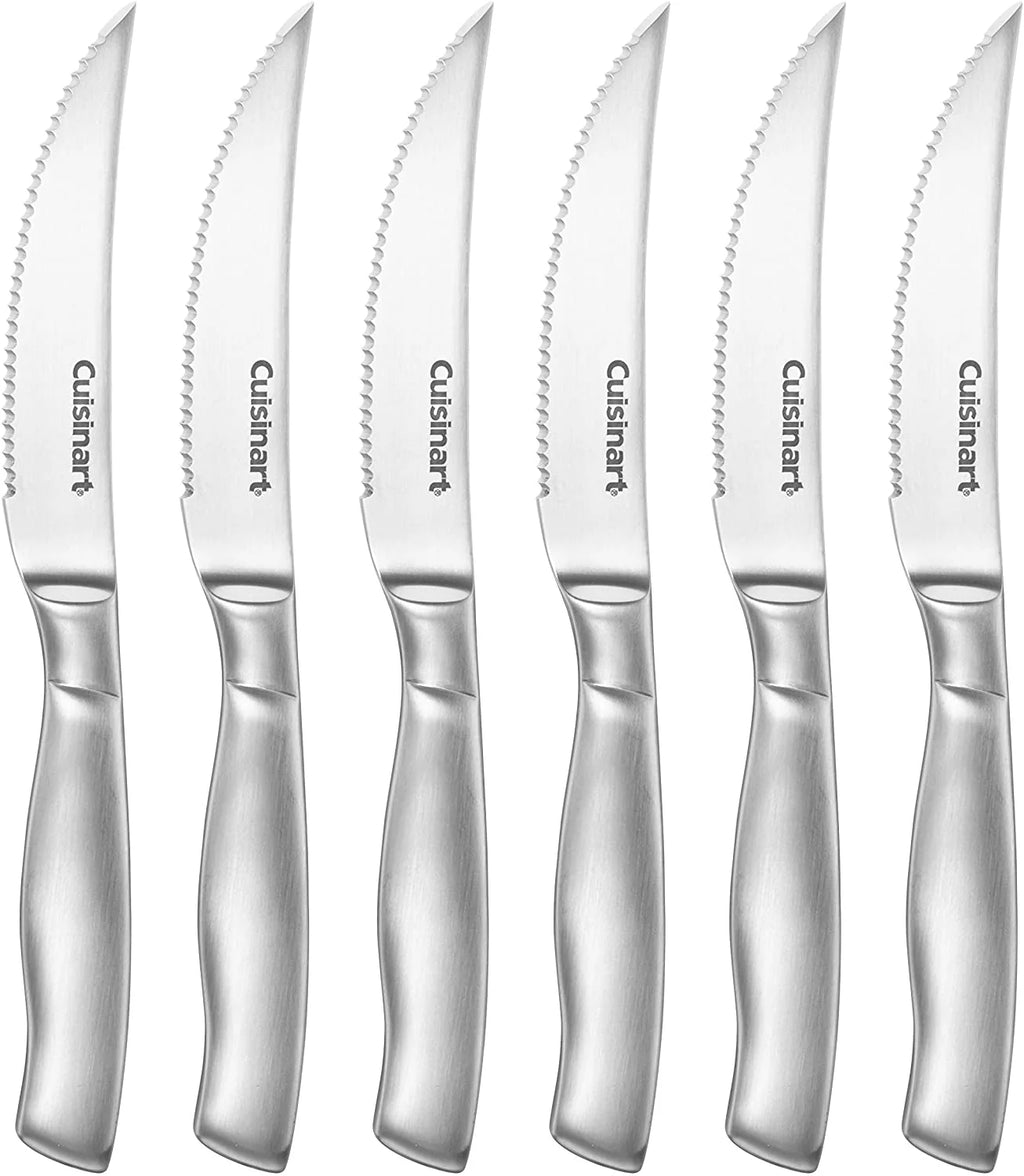 Cuisinart C77SS-15PK Set de Bloque de 15 Piezas con Mangos Huecos de Acero Inoxidable, Blanco Brillante