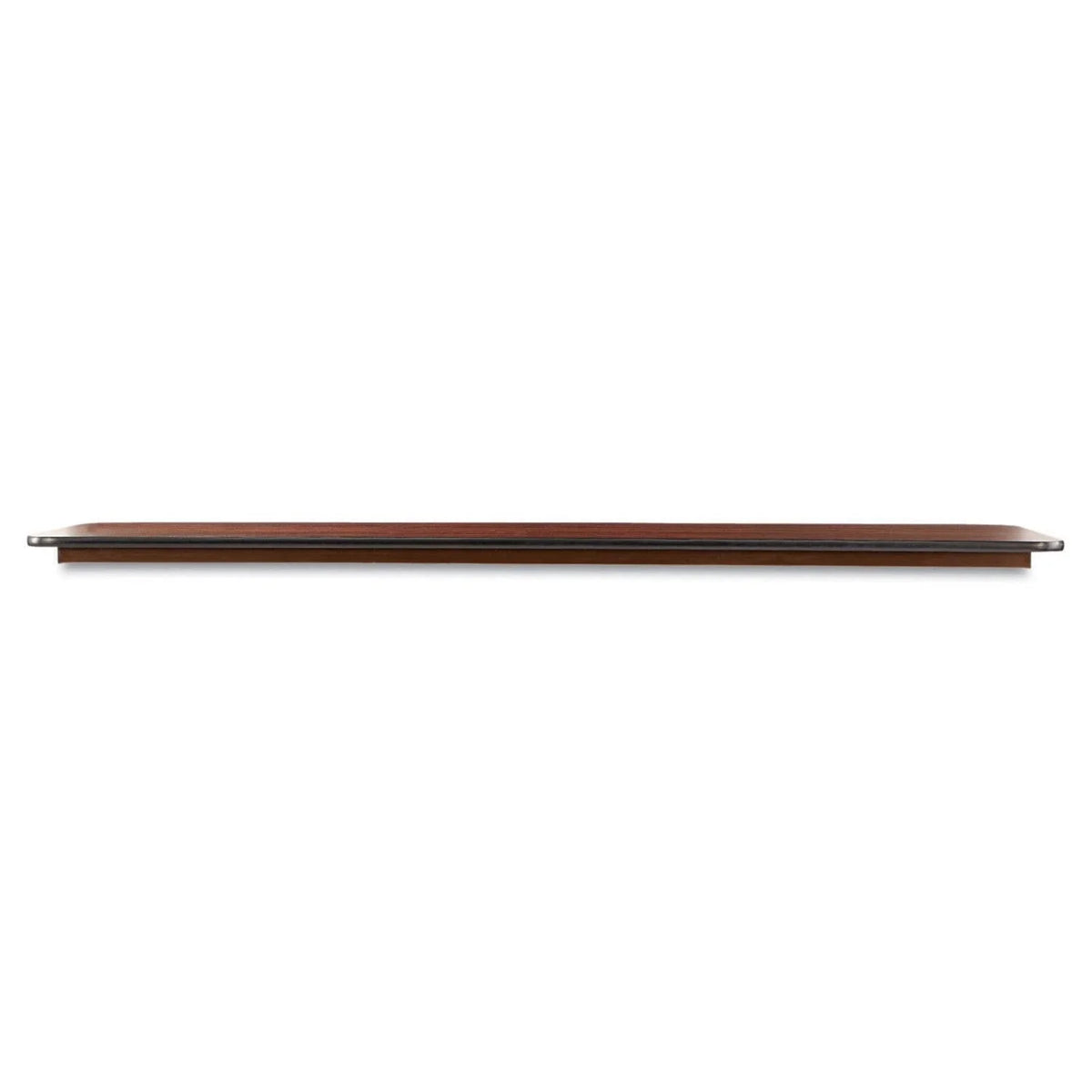 Mesa Plegable Rectangular de Madera Alera, 72″ de Ancho x 18″ de Fondo x 29″ de Alto, Color Caoba