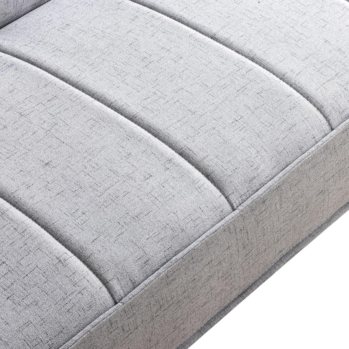 Zinus Quinn Clic Clac Sofá Cama - Sofá Cama Plegable 2 en 1 - Adecuado para habitaciones de invitados y espacios pequeños - Gris