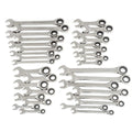 Juego de Llaves de Carraca GEARWRENCH 85034 SAE/MM (34 Piezas)