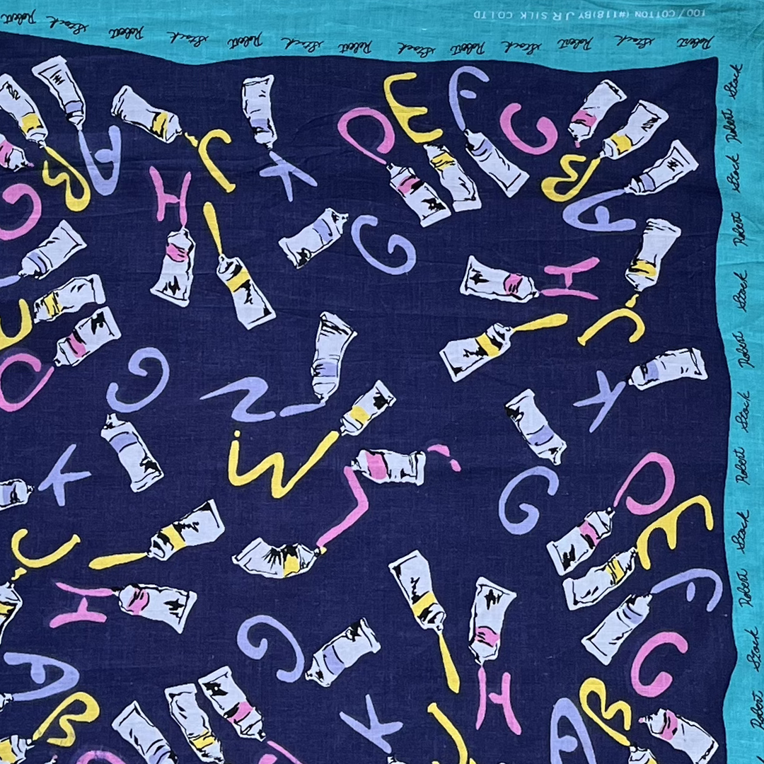 TU - Foulard du peintre 🎨🖌 Marque vintage