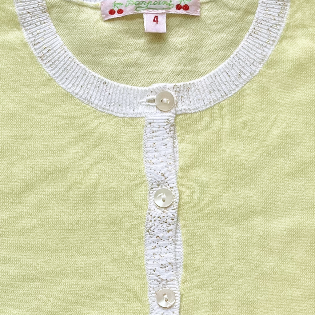 4A - Cardigan des beaux jours 🍋 Bonpoint