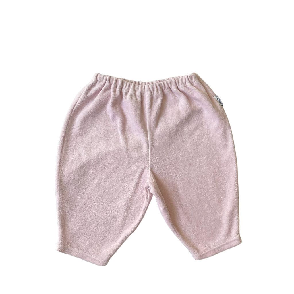 6M - Pantalon jogging rose éponge