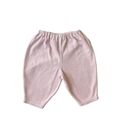 6M - Pantalon jogging rose éponge