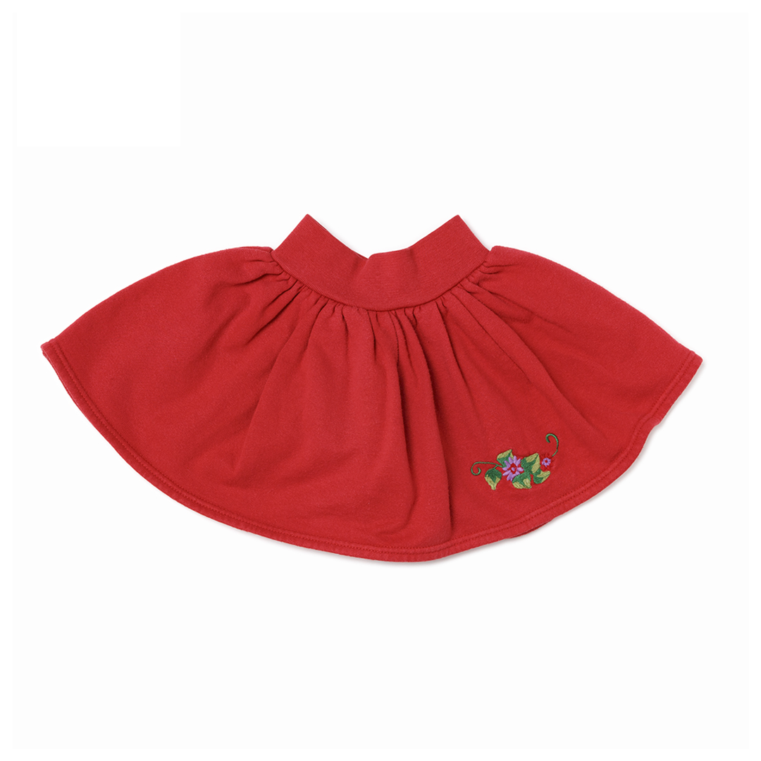 12M - Jupe patineuse rouge