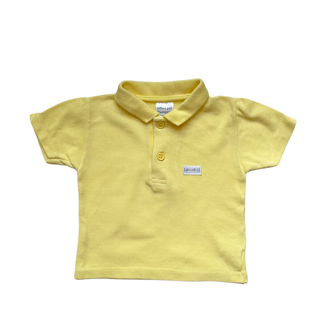 6M - Polo jaune mon poussin 🐥 Absorba