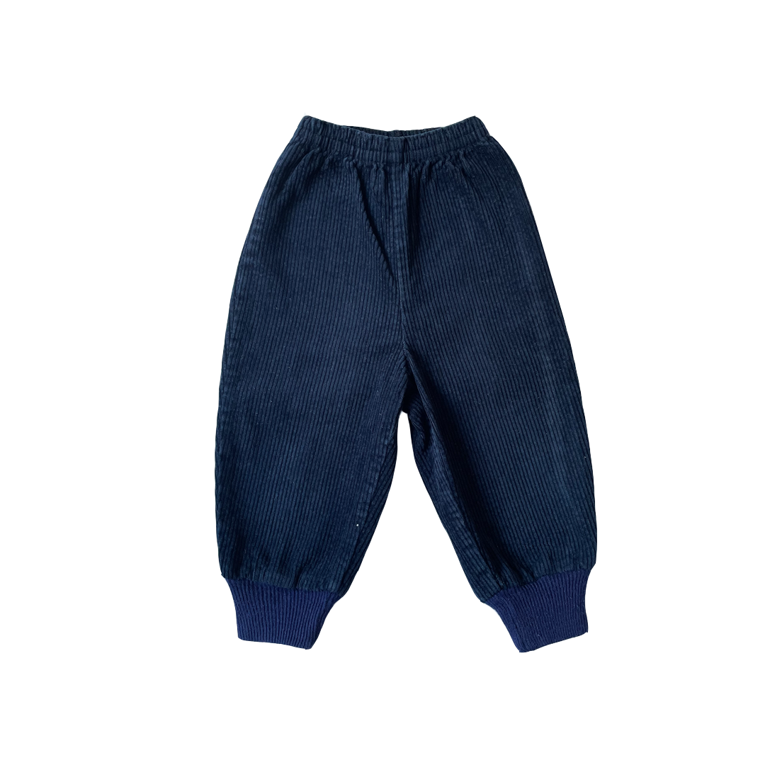 12-18M - Pantalon côte velours marine
