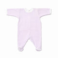 1M - Pyjama parme avec pieds