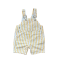 6M - Salopette rayures jaune soleil Marque vintage