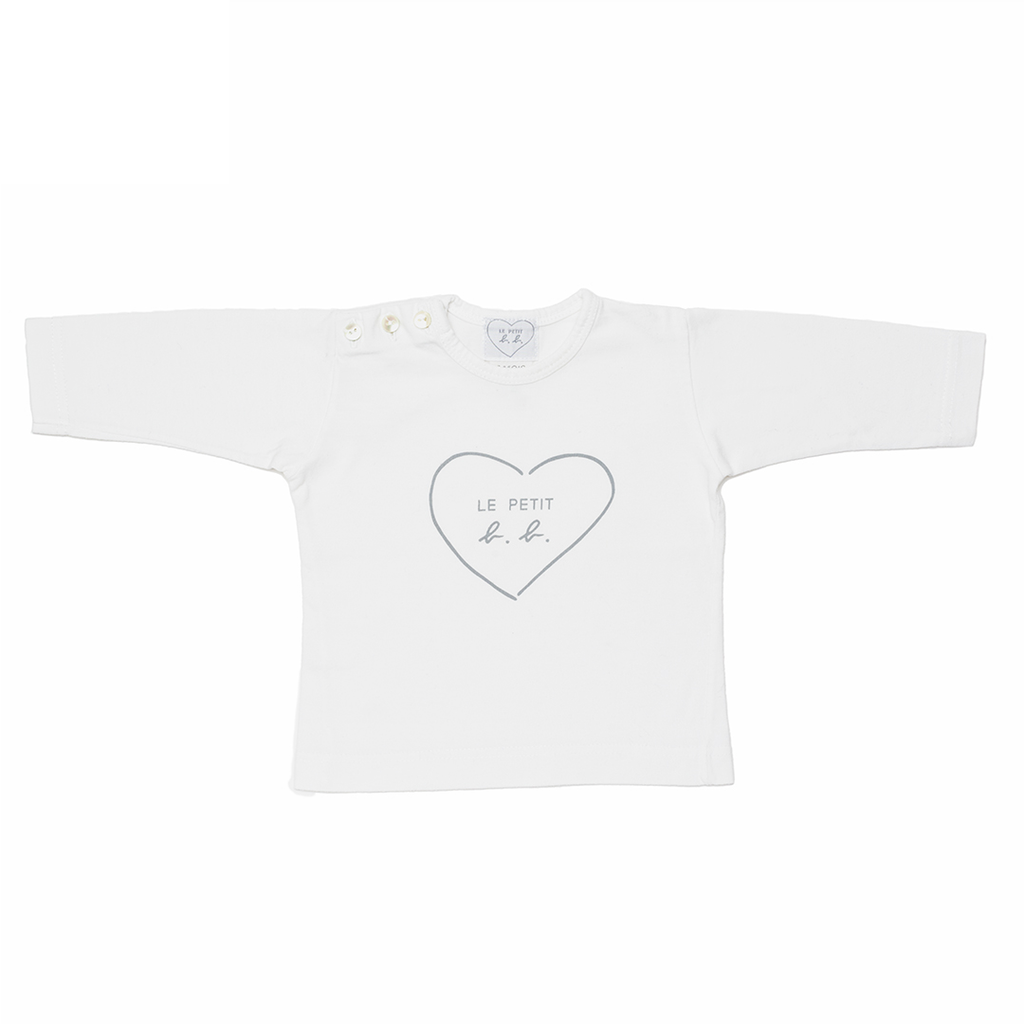 3M - T-shirt coeur "Le petit b.b"