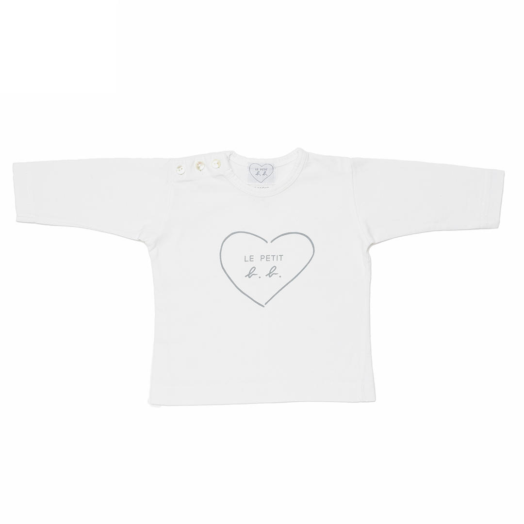 3M - T-shirt coeur "Le petit b.b"